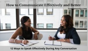 How to communicate